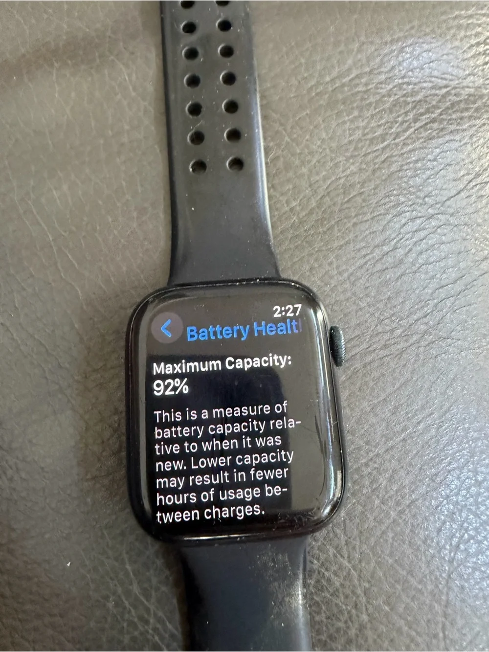 Apple Watch Series 9 45mm GPS + Original Charger – 92% Battery Health